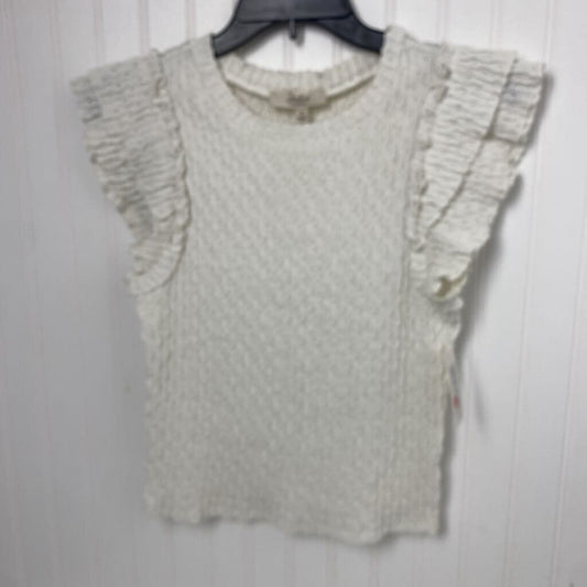 SHORT SLEEVE KNIT TOP