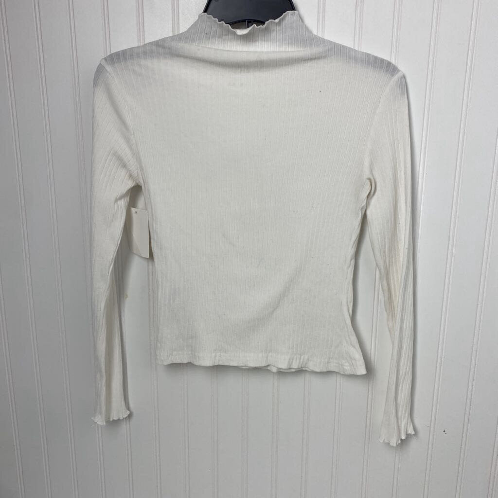 LONG SLEEVE MOCK NECK TOP