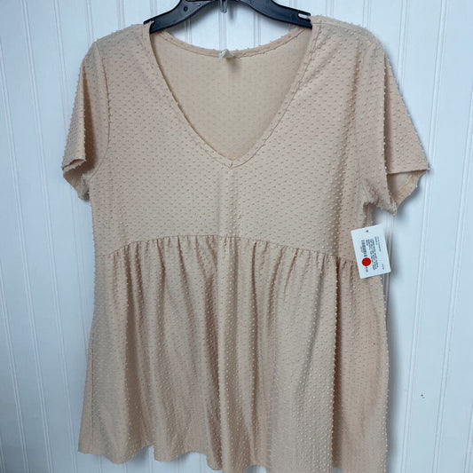 SHORT SLEEVE BABYDOLL TOP