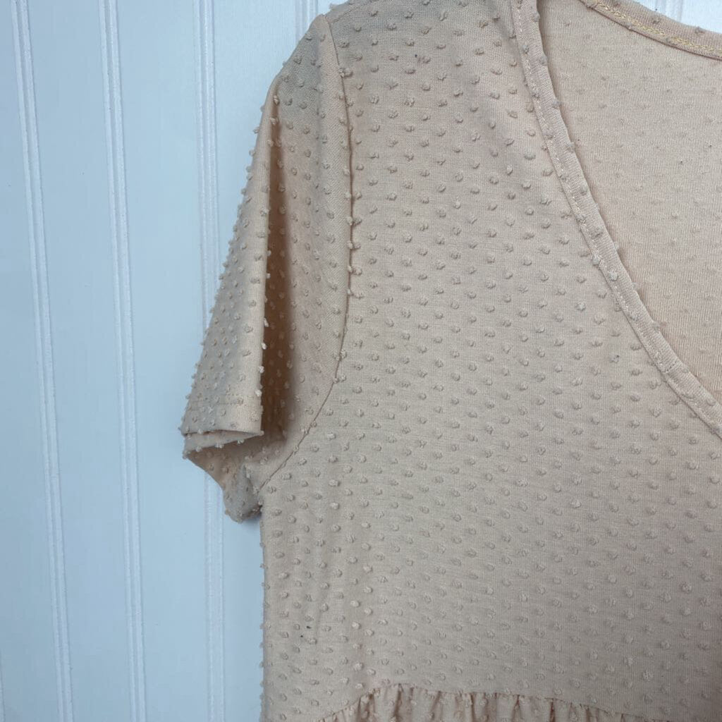 SHORT SLEEVE BABYDOLL TOP