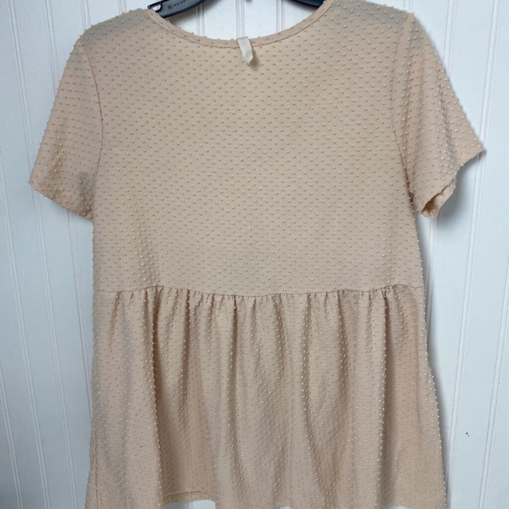 SHORT SLEEVE BABYDOLL TOP