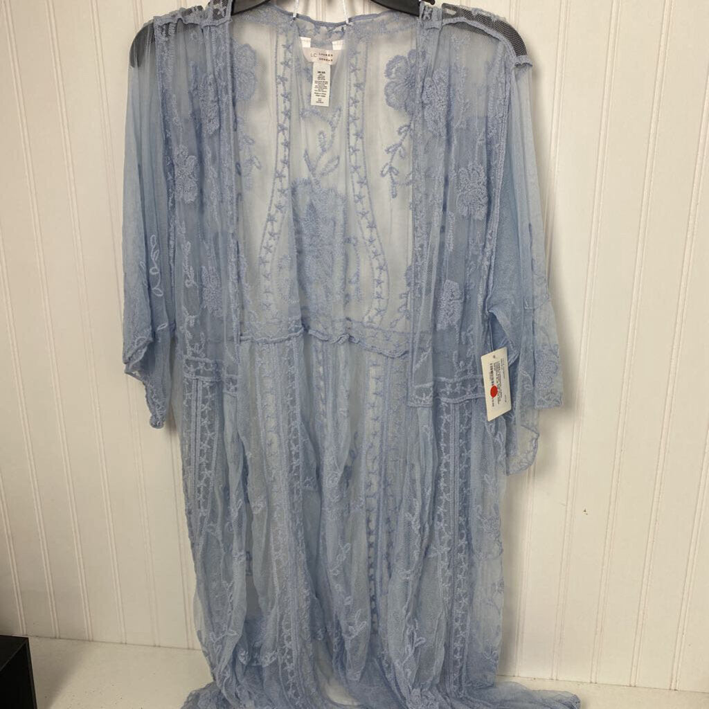 SHORT SLEEVE LACE CARDIGAN