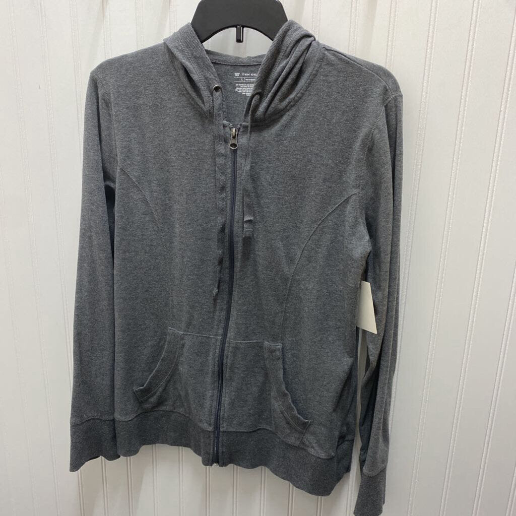 FULL ZIP HOODED KNIT JACKET