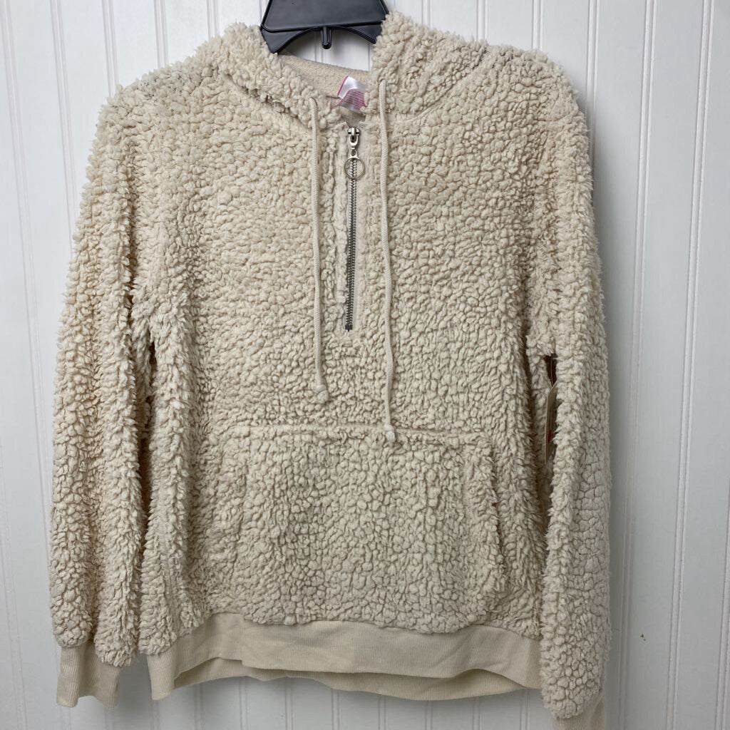 HOODED SHERPA PULLOVER