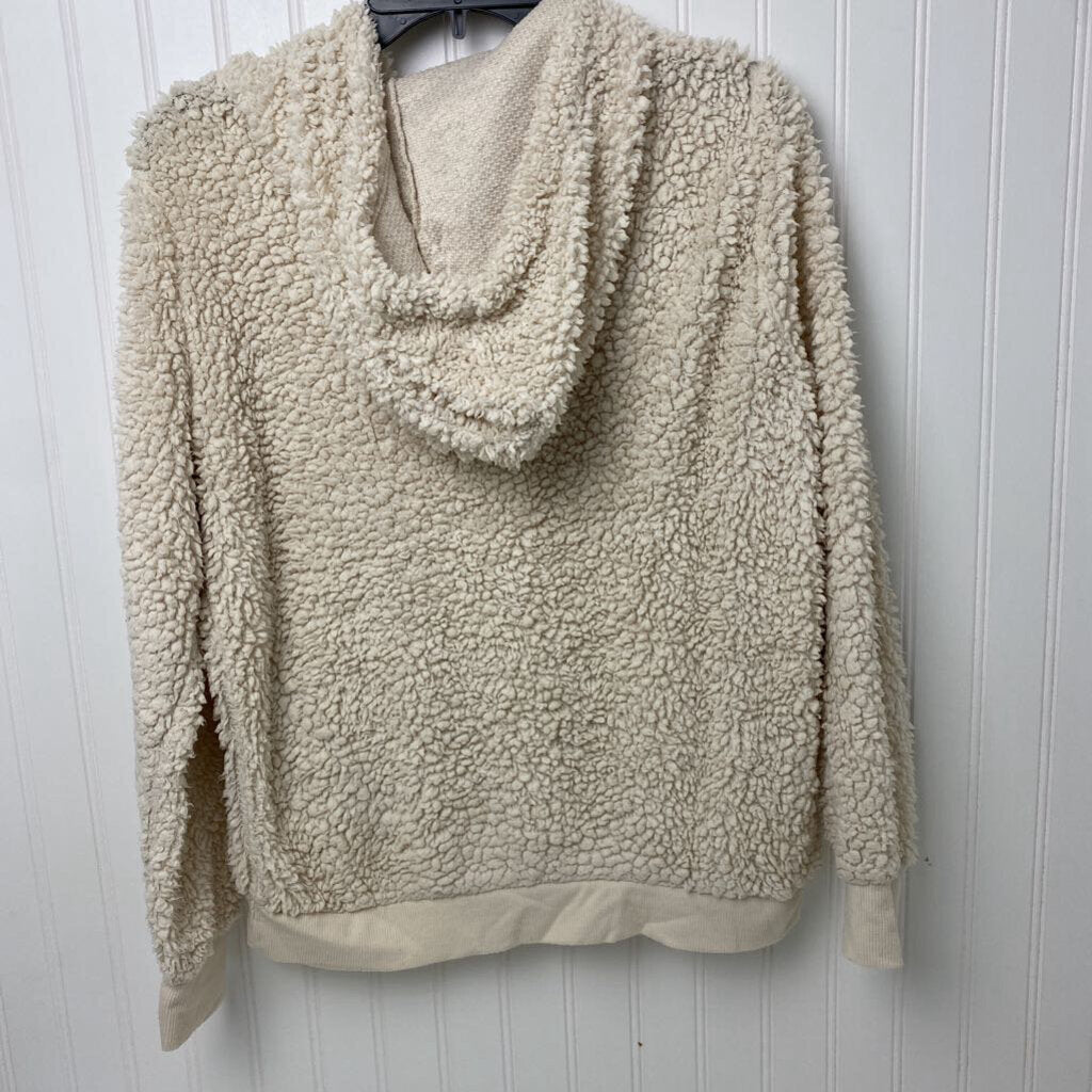 HOODED SHERPA PULLOVER