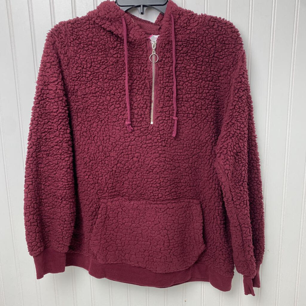 HOODED SHERPA PULLOVER