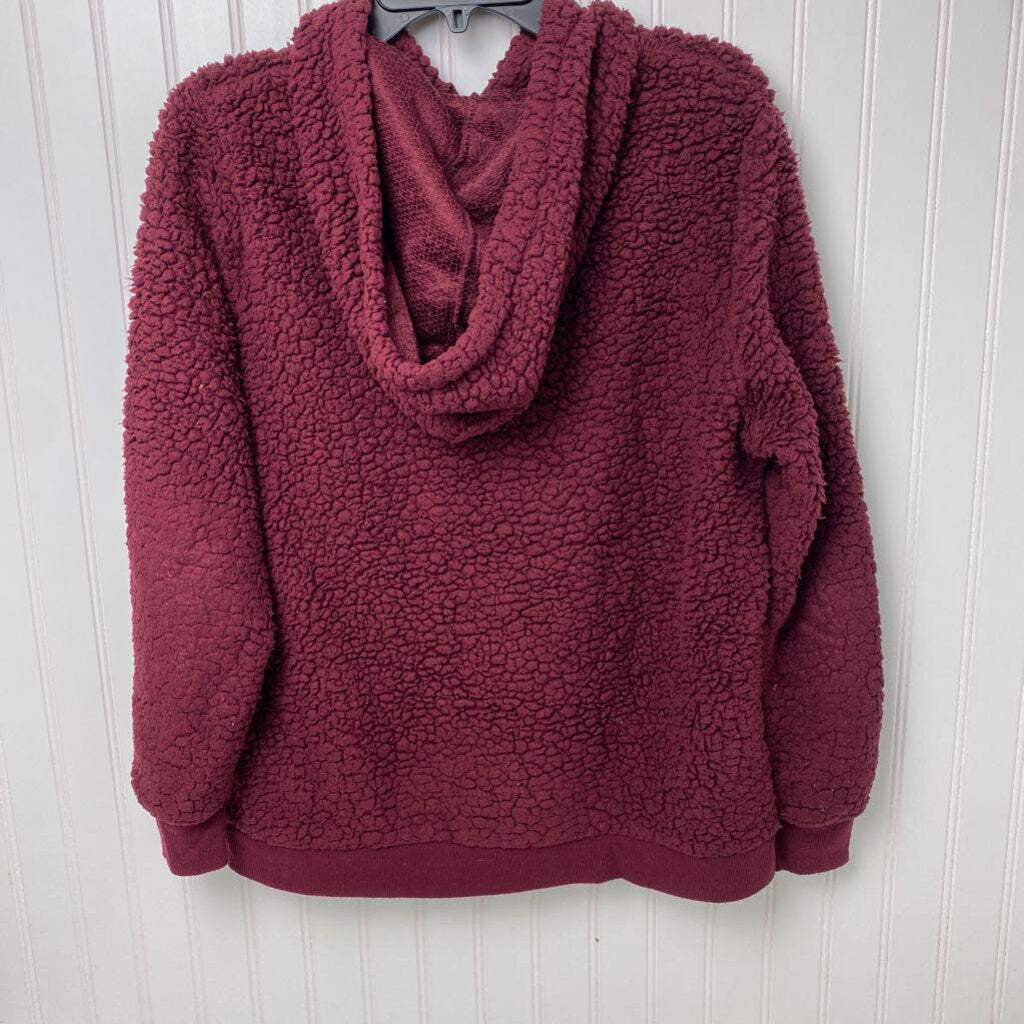 HOODED SHERPA PULLOVER