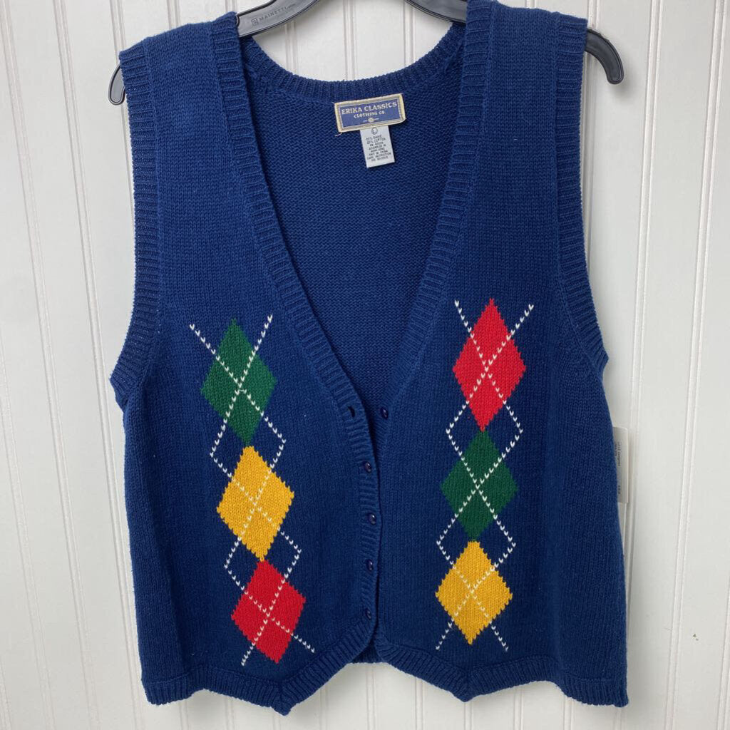 BUTTON DOWN SWEATER VEST