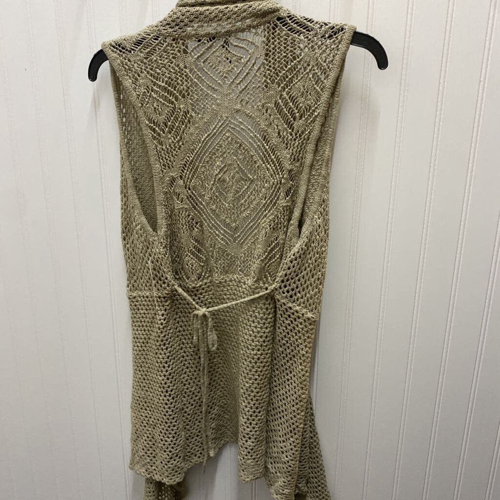 SLEEVELESS LONG CARDIGAN