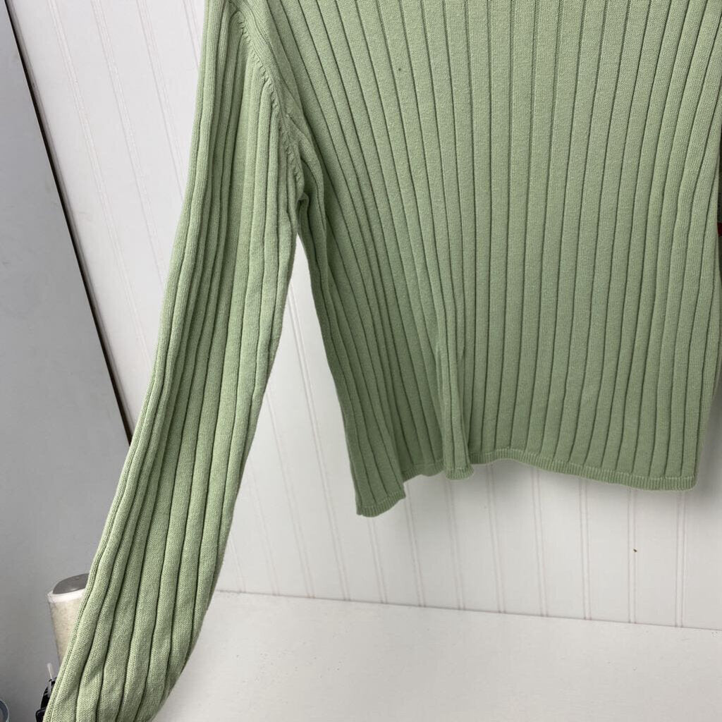 RIBBEDD COTTON SWEATER