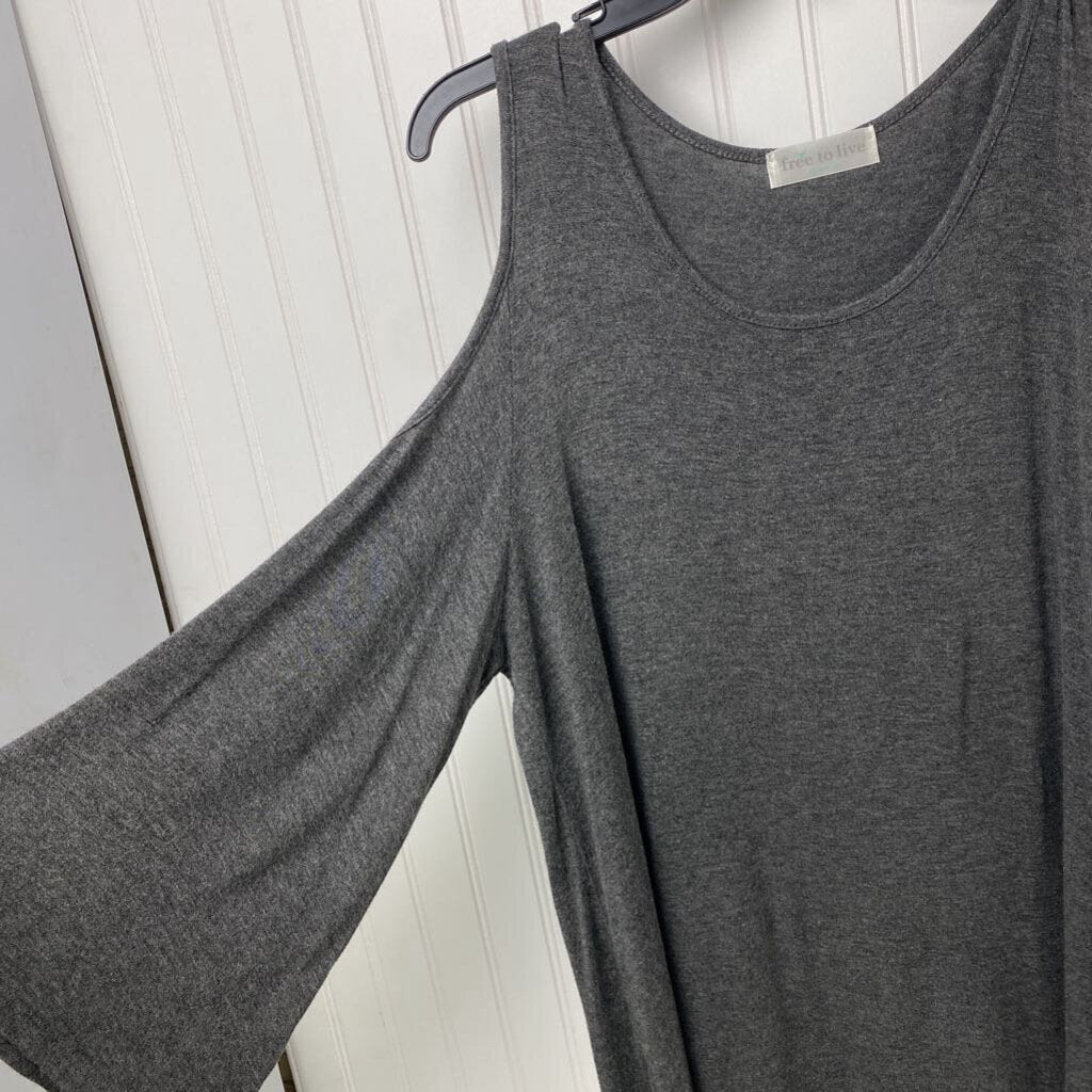 OPEN SHOULDER LONG SLEEVED