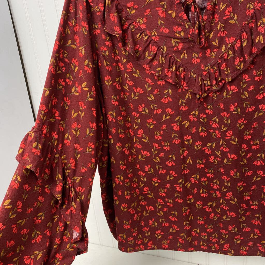 FLORAL LONG SLEEVED
