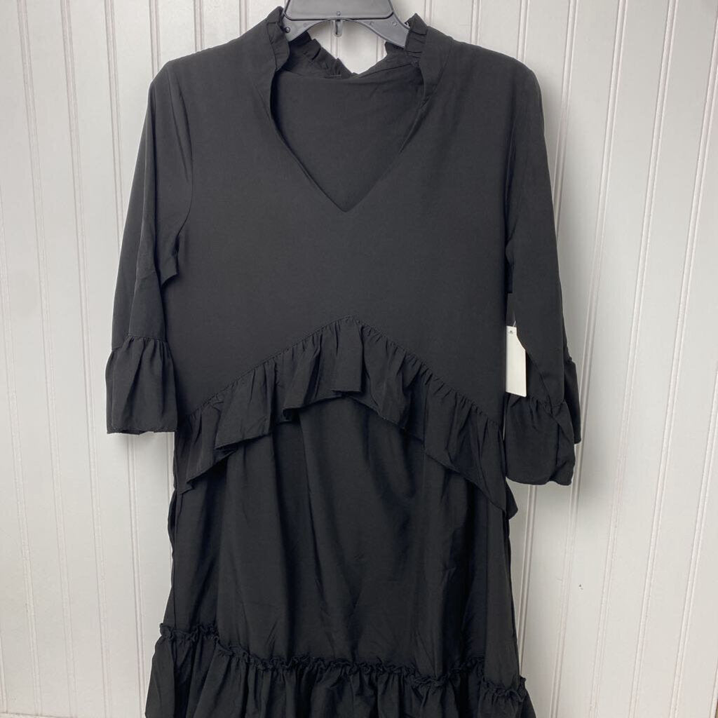 LONG SLEEVE SHORT DRESS