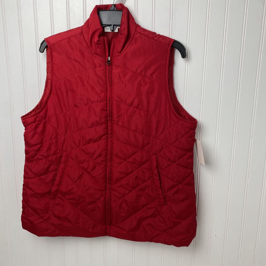 LADIES FULL ZIP PUFFER VEST