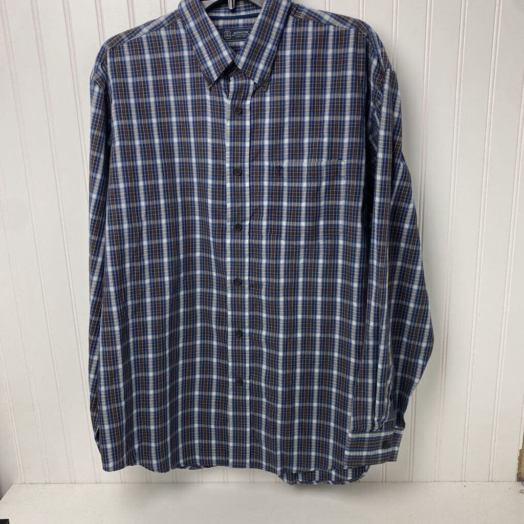 PLAID BUTTON DOWN