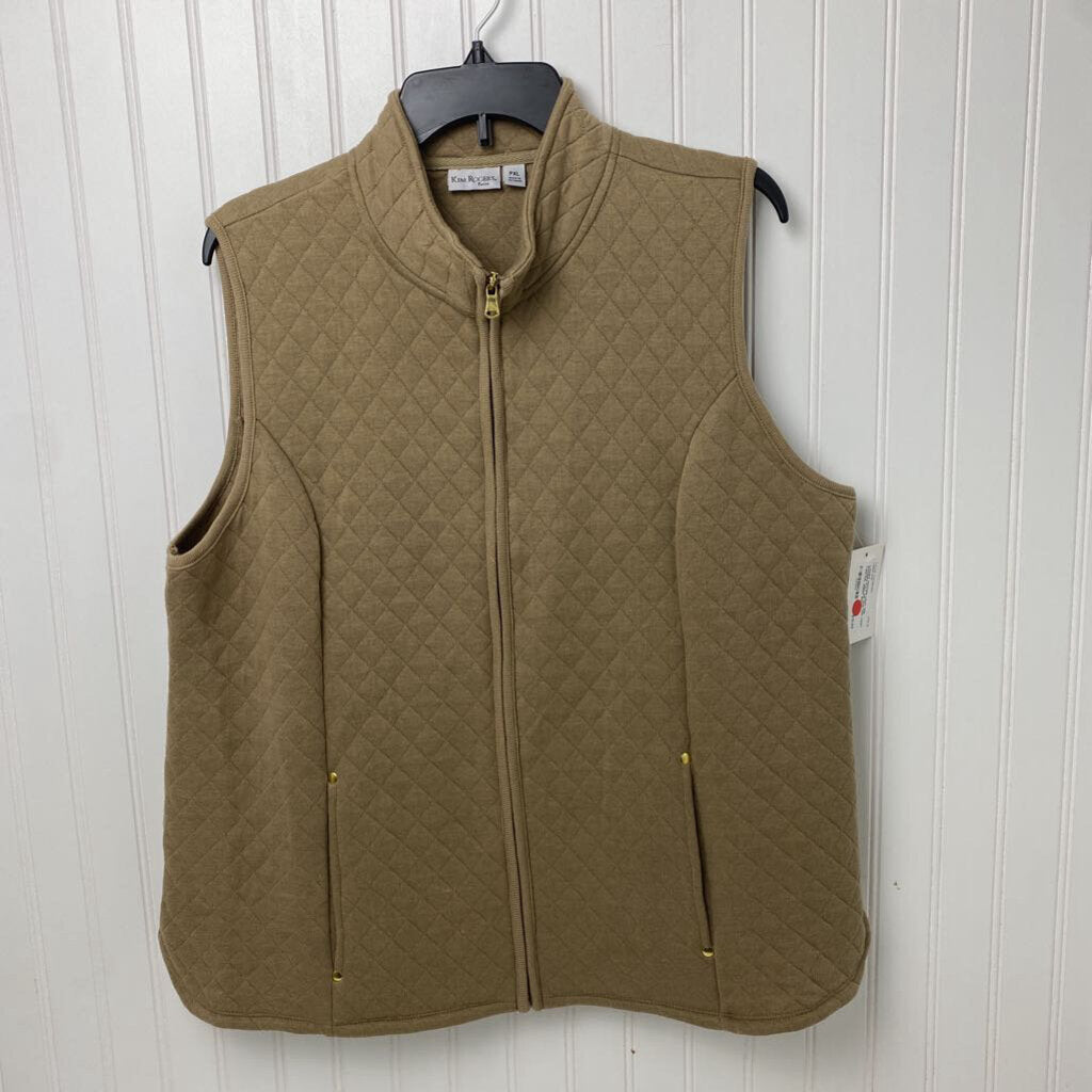 FULL ZIP QUILTED VEST