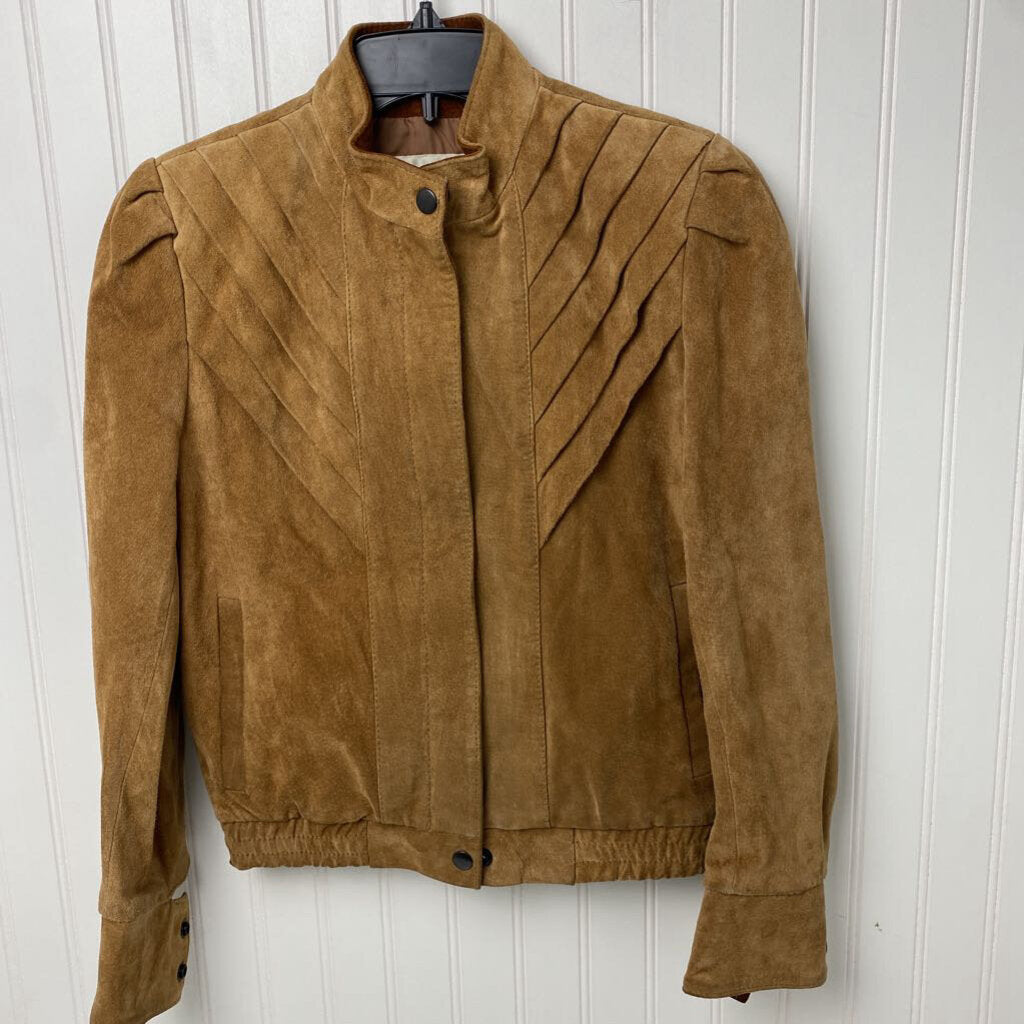 PLEATED LEATHER JACKET
