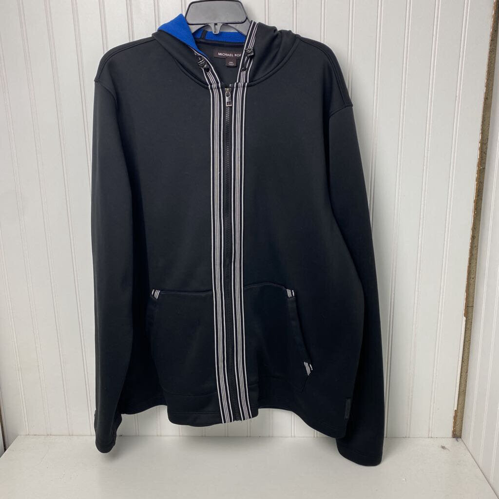 HOODED FLEECE LINED JACKET