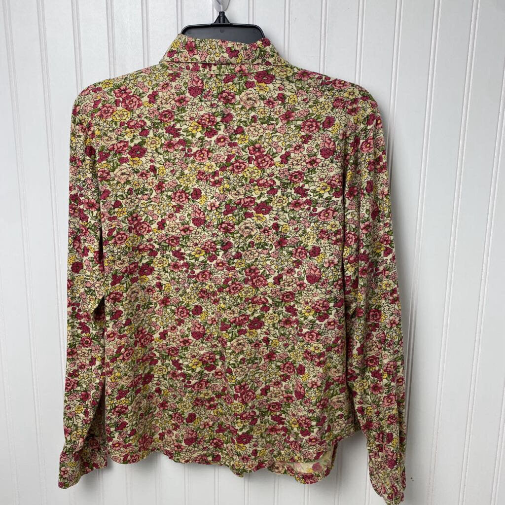 LONG SLEEVE BUTTON UP KNIT TOP