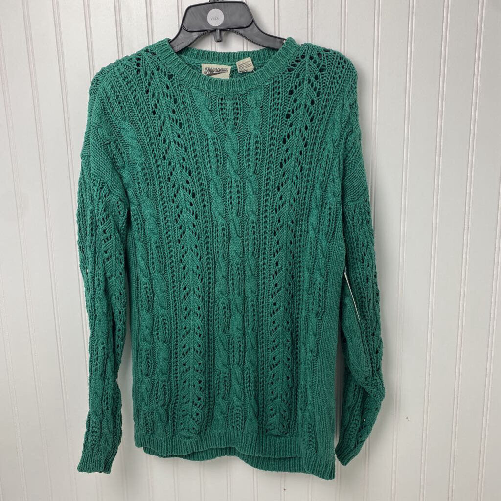 SILK BLEND CABLEKNIT SWEATER