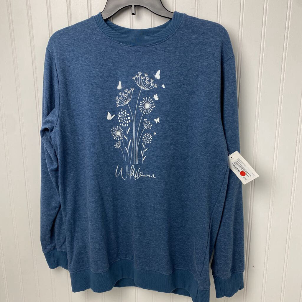 WILD FLOWERS GRAPHIC SWEATSHIRT