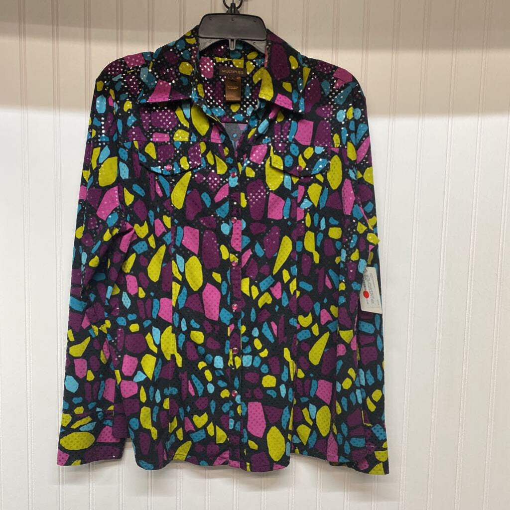 LONG SLEEVE SNAP UP SHIRT