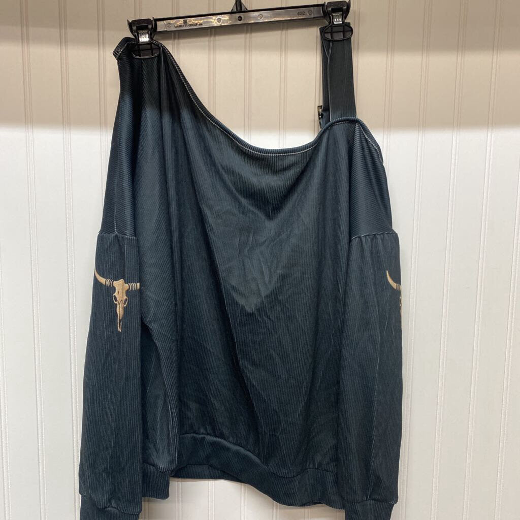 OFF THE SHOULSER LONG SLEEVE TOP