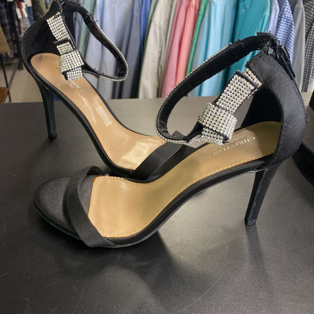 HIGH HEELS RHINESTONED ANKLE STRAP