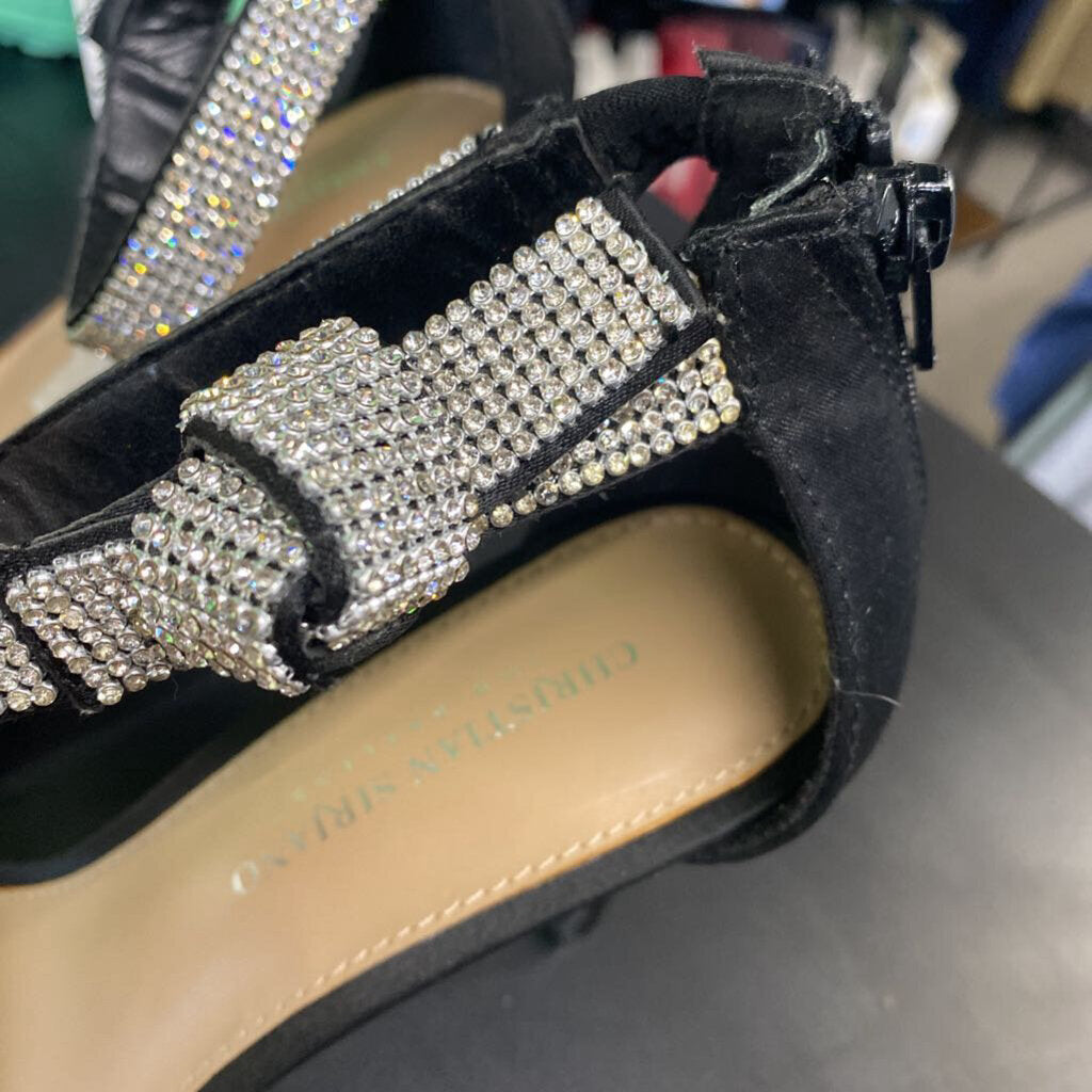 HIGH HEELS RHINESTONED ANKLE STRAP