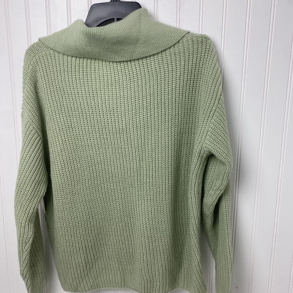 V NECK COLLARED SWEATER