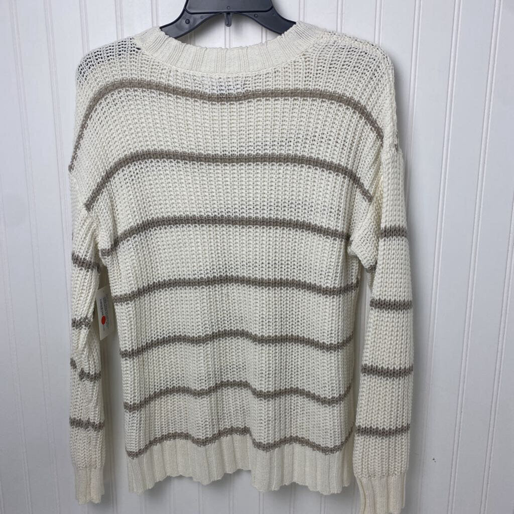 LADIES STRIPED SWEATER