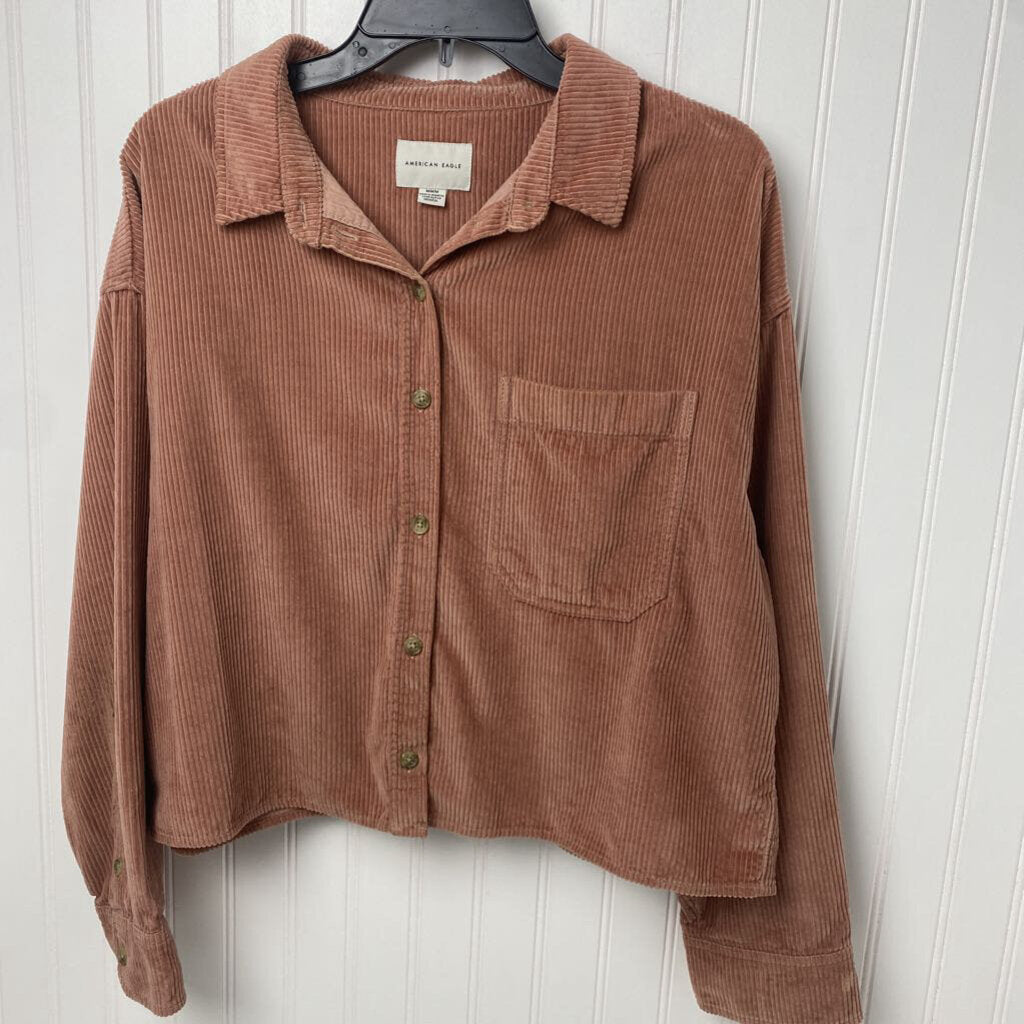 LONG SLEEVE CORDUROY BUTTON UP
