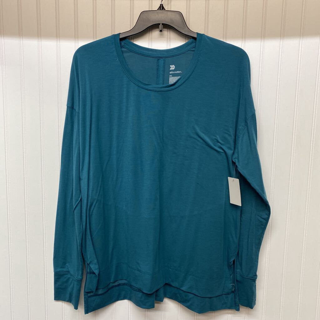 LONG SLEEVE ACTIVE KNIT TOP