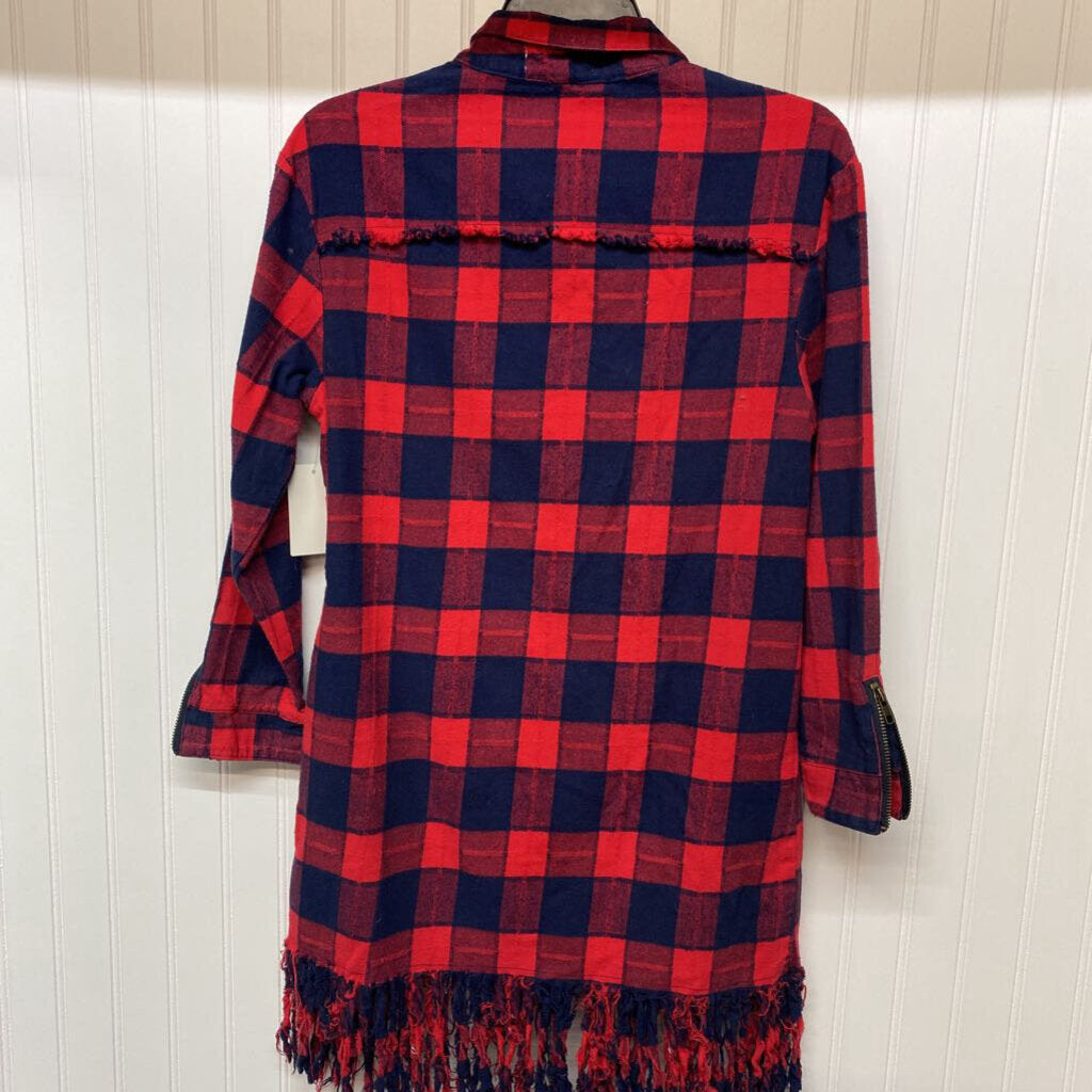 FULL ZIP FLANNEL DRESS