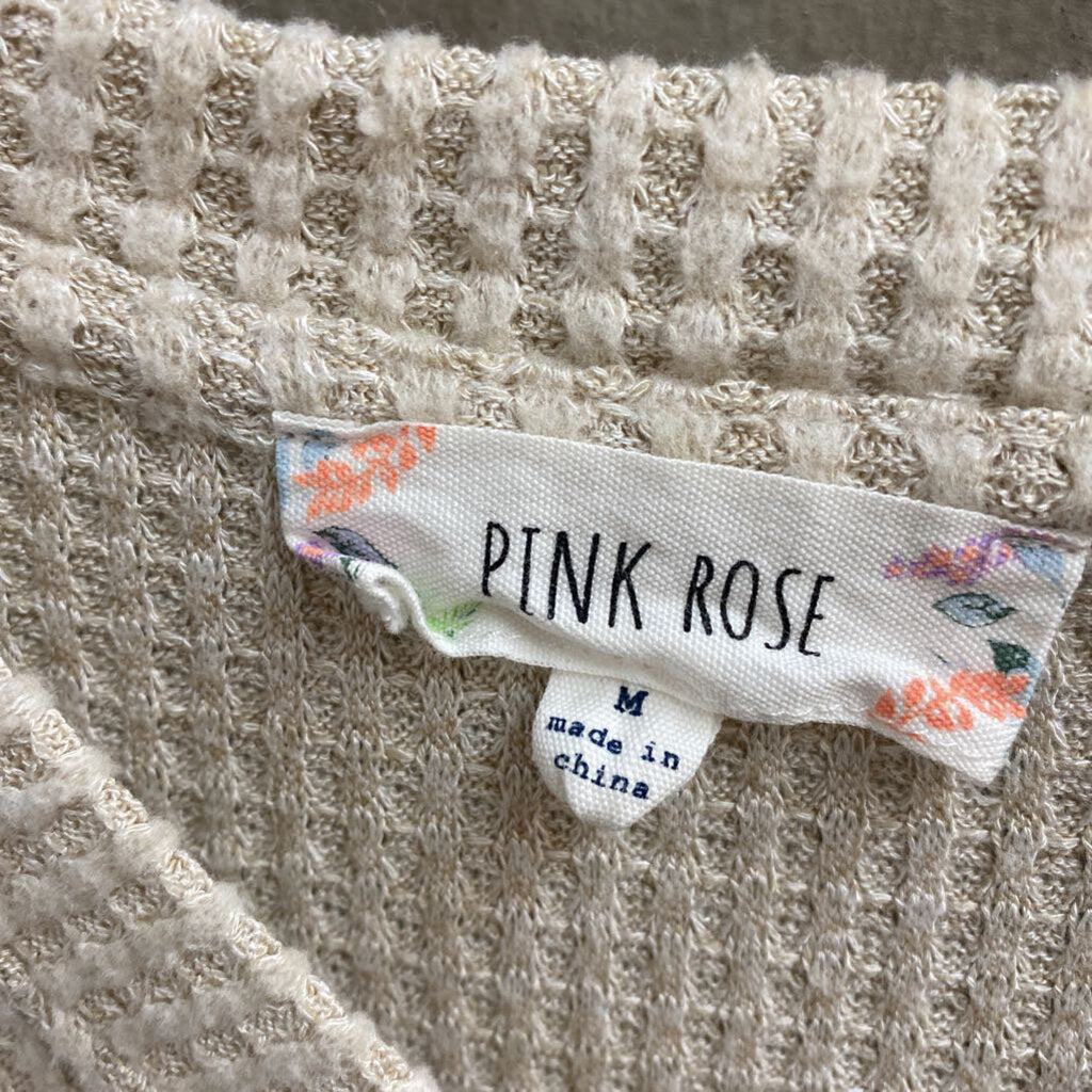 BUTTON DOWN TIE WAIST TOP