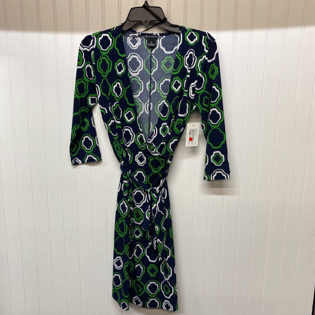 LONG SLEEVED WRAP DRESS