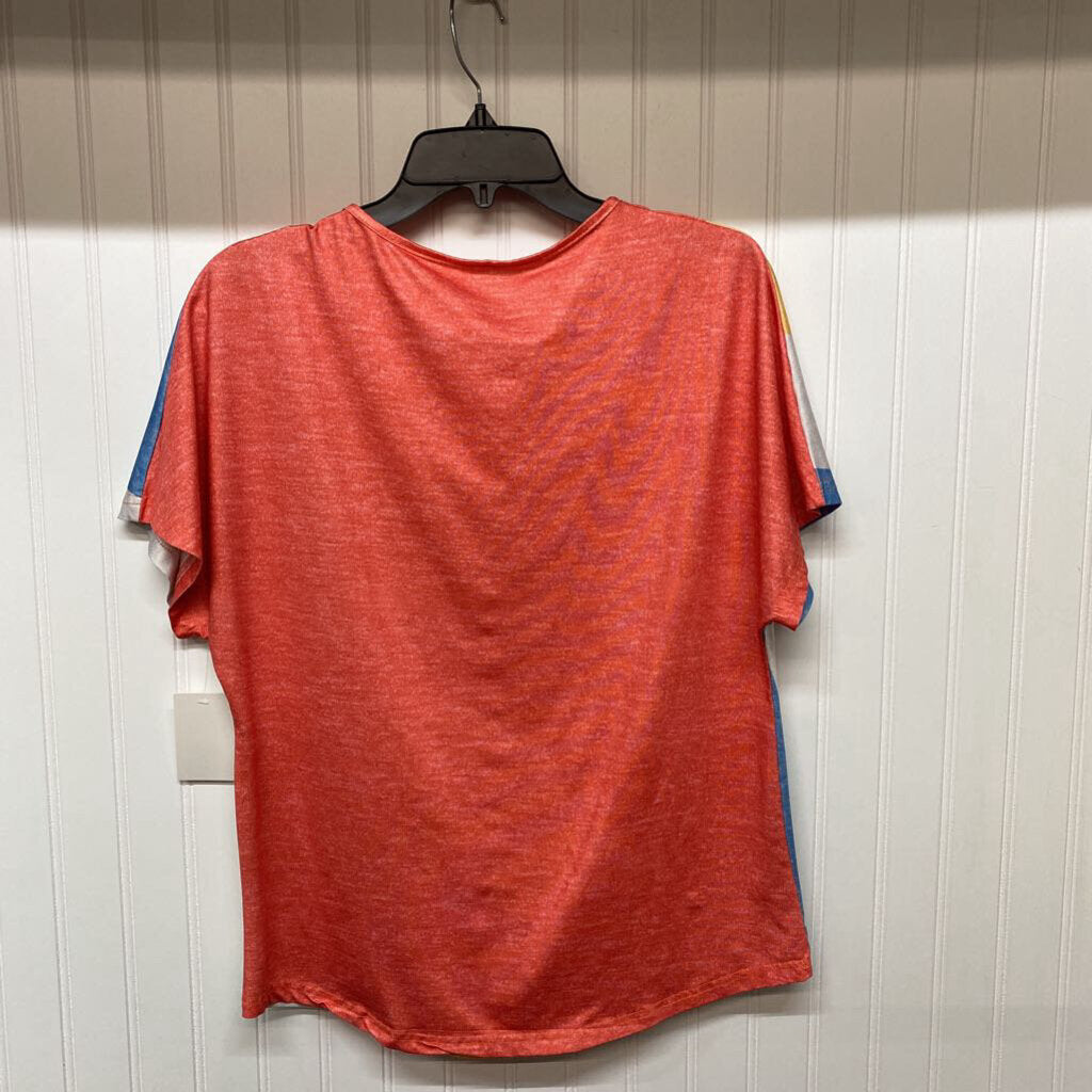 SHORT SLEEVED V NECK