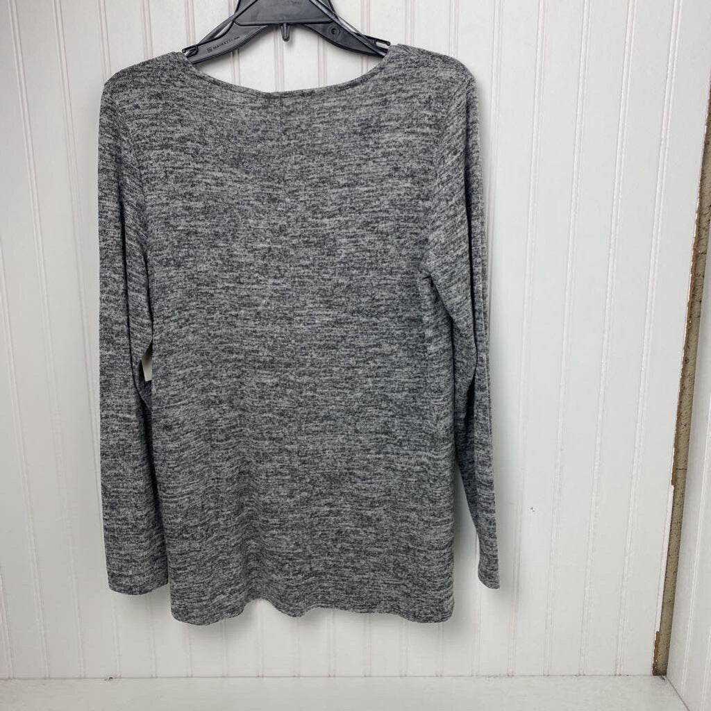 LONG SLEEVE KNIT TOP