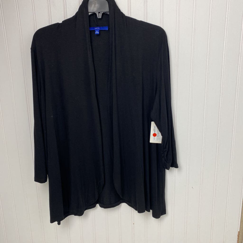 LONG SLEEVE OPEN FRONT KNIT CARDIGAN