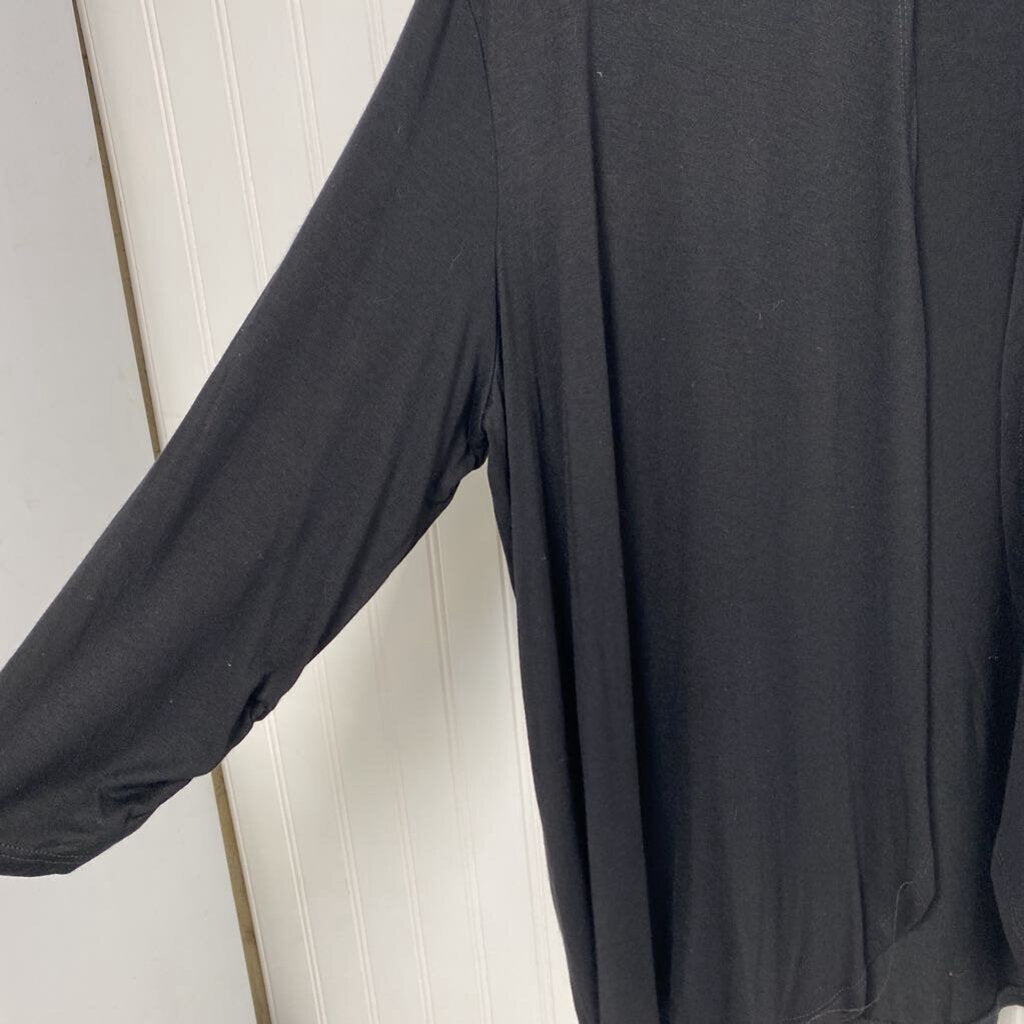 LONG SLEEVE OPEN FRONT KNIT CARDIGAN