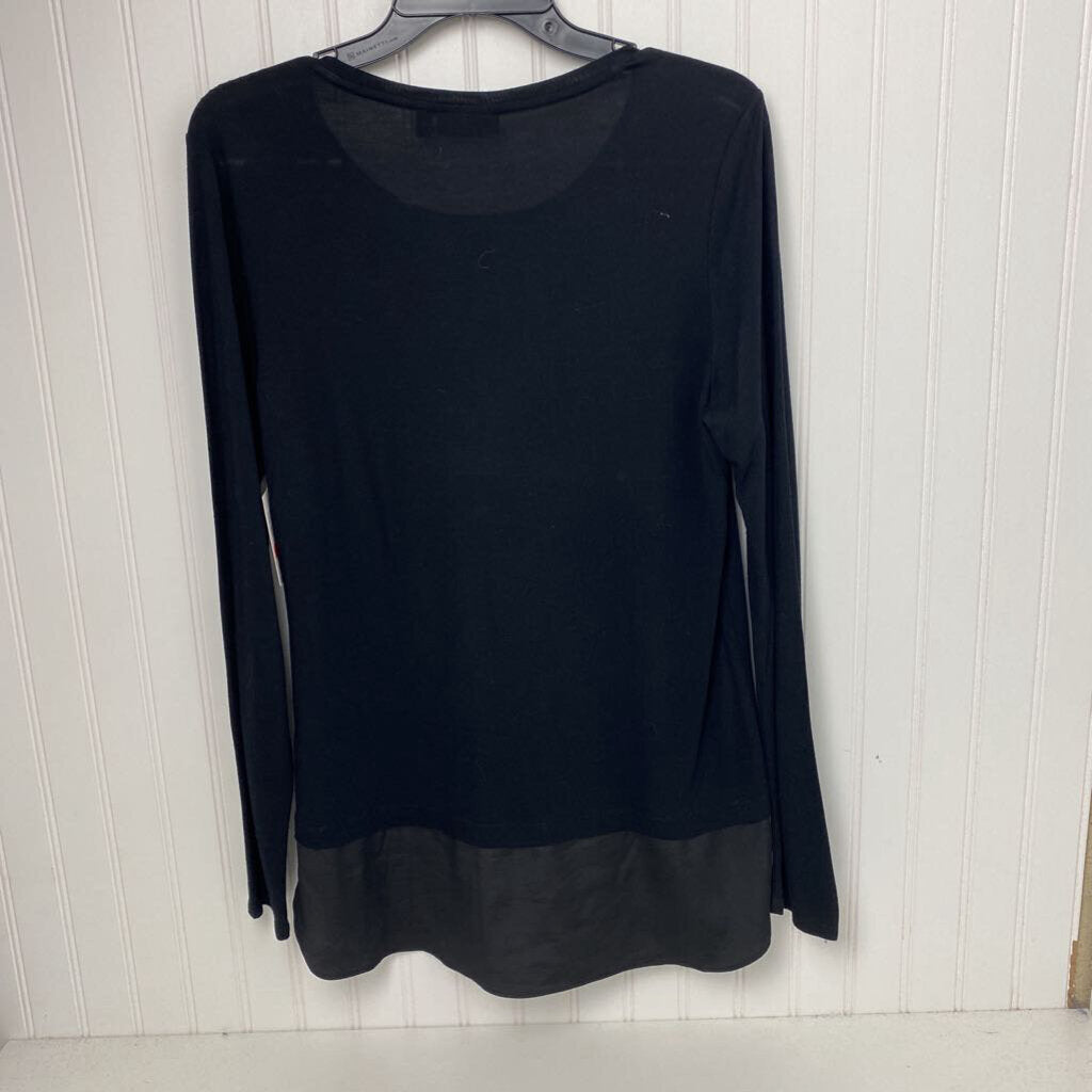 LONG SLEEVE SEQIN EMBELLISHED TEE