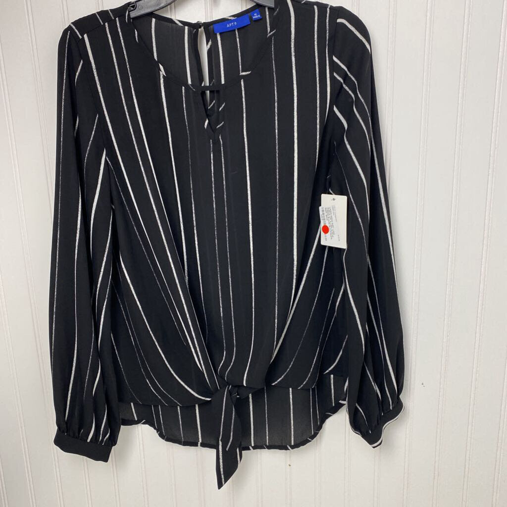 LONG SLEEVE STRIPED BLOUSE