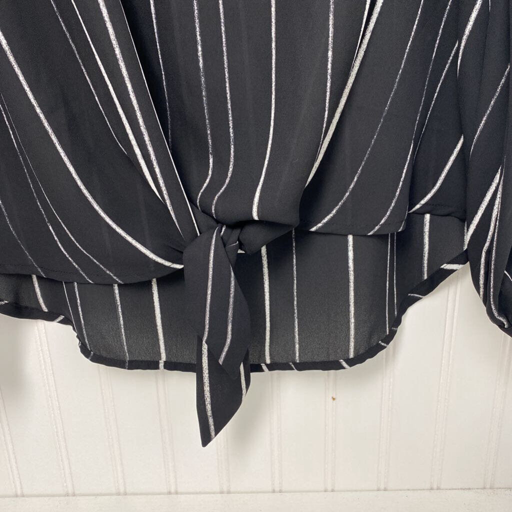 LONG SLEEVE STRIPED BLOUSE