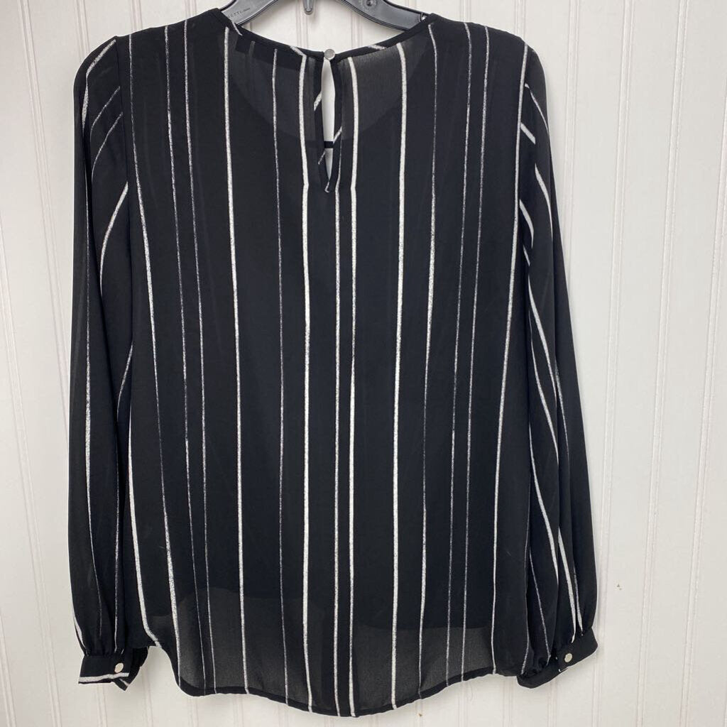 LONG SLEEVE STRIPED BLOUSE