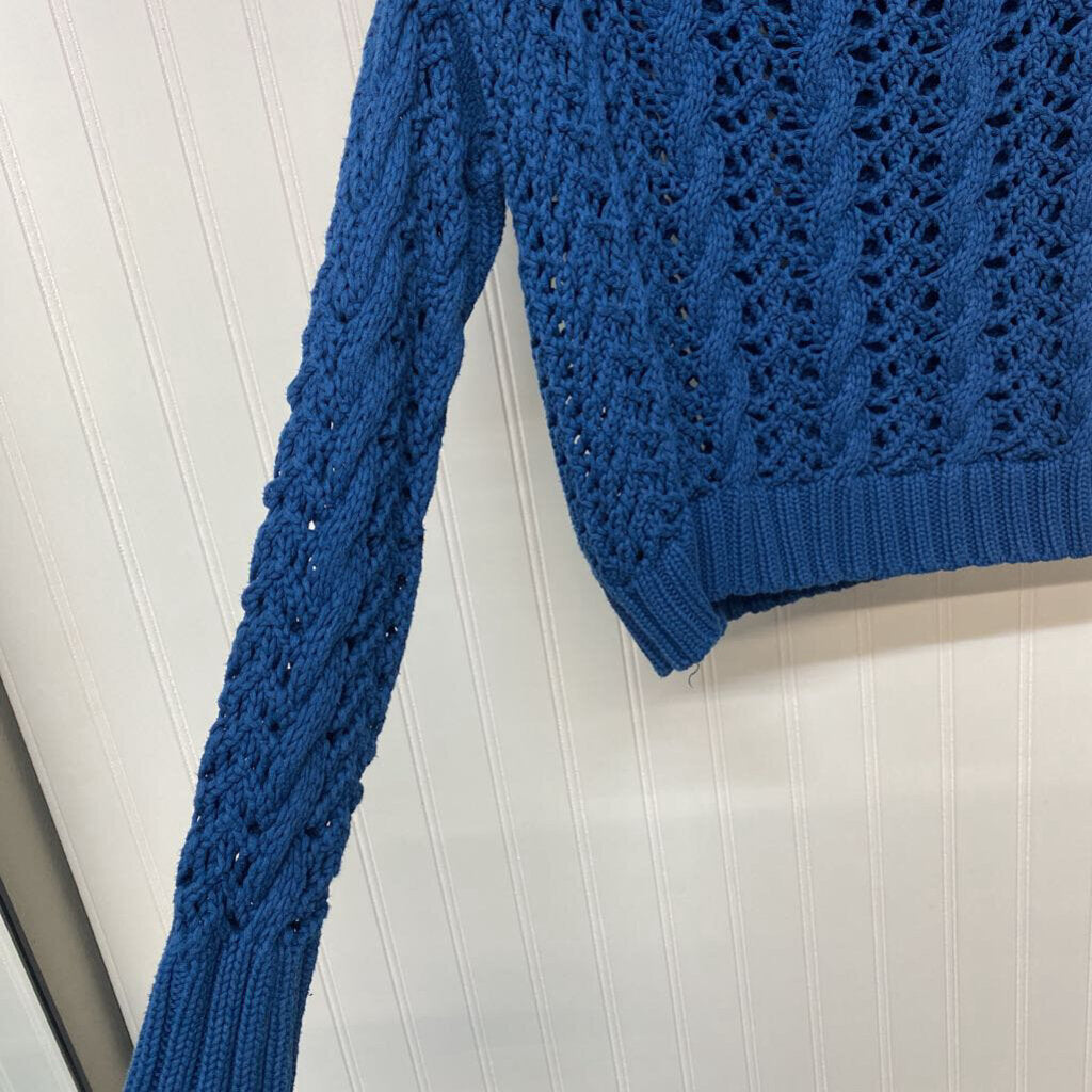 CROPPED LOOSE KNIT SWEATER