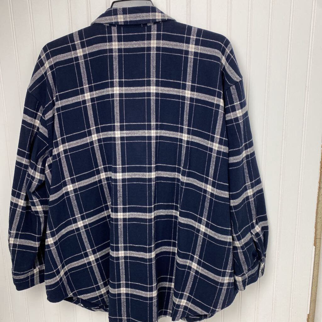 WOMENS PLUS FLANNEL SHIRT