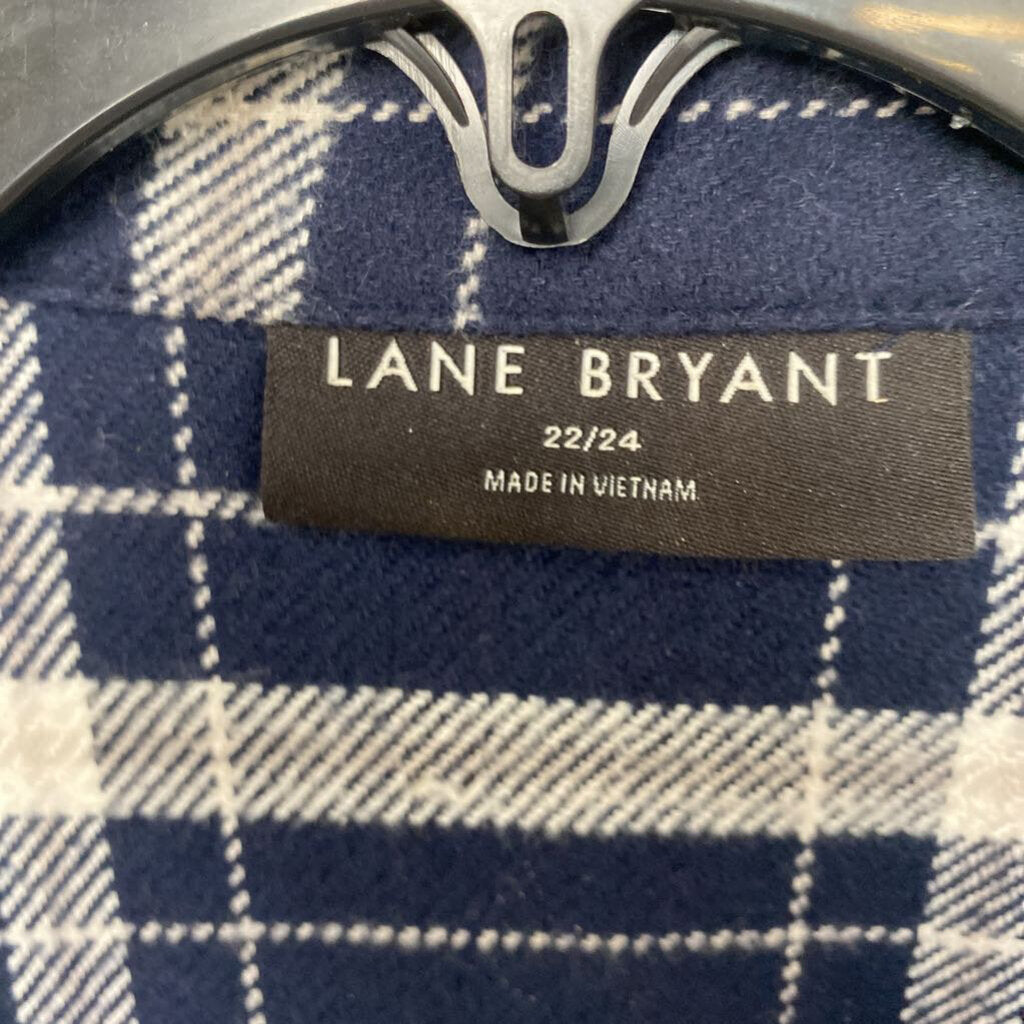 WOMENS PLUS FLANNEL SHIRT