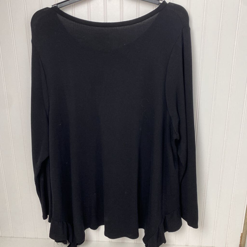 LONG SLEEVE KNIT TOP