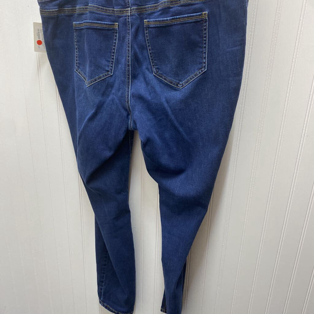 DISTRESSED WOMENS PLUS JEANS