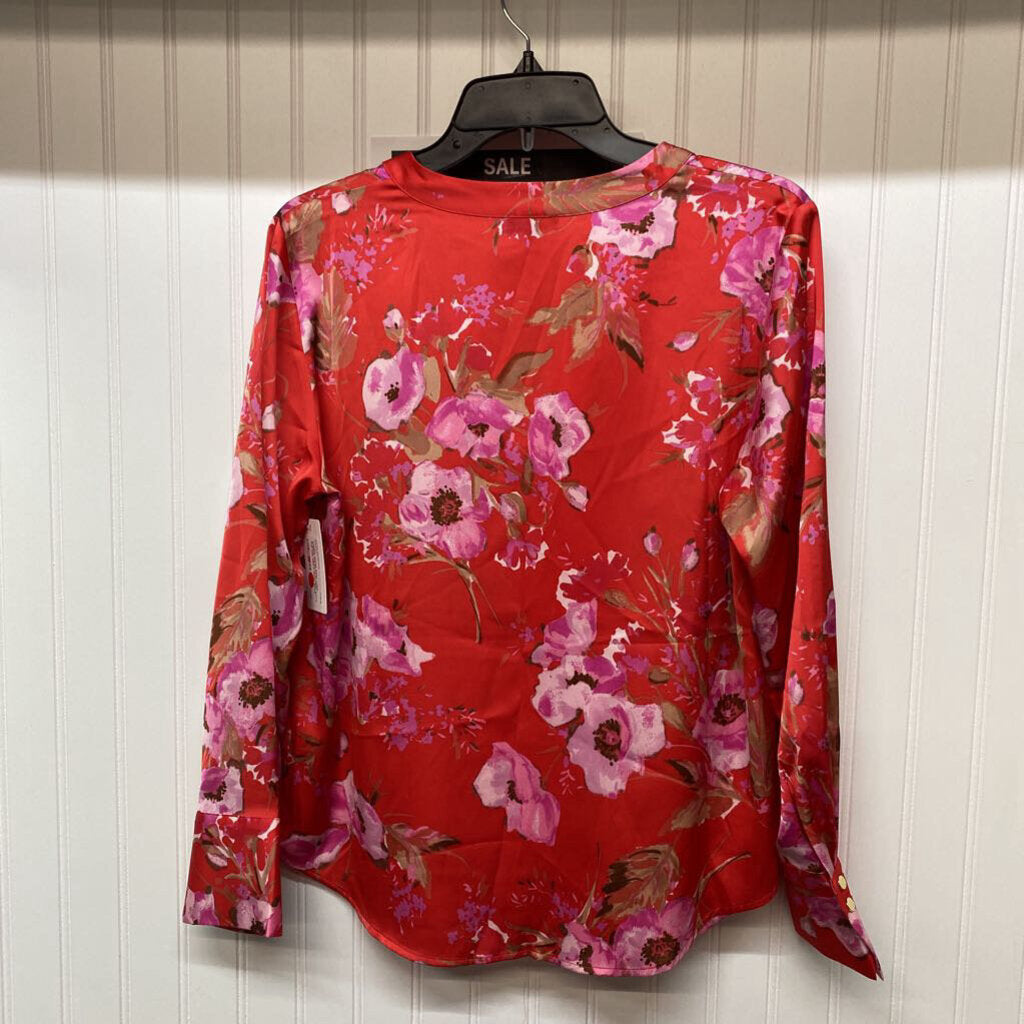 FLORAL SATIN TOP